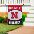 University of Nebraska Suede Garden Flag