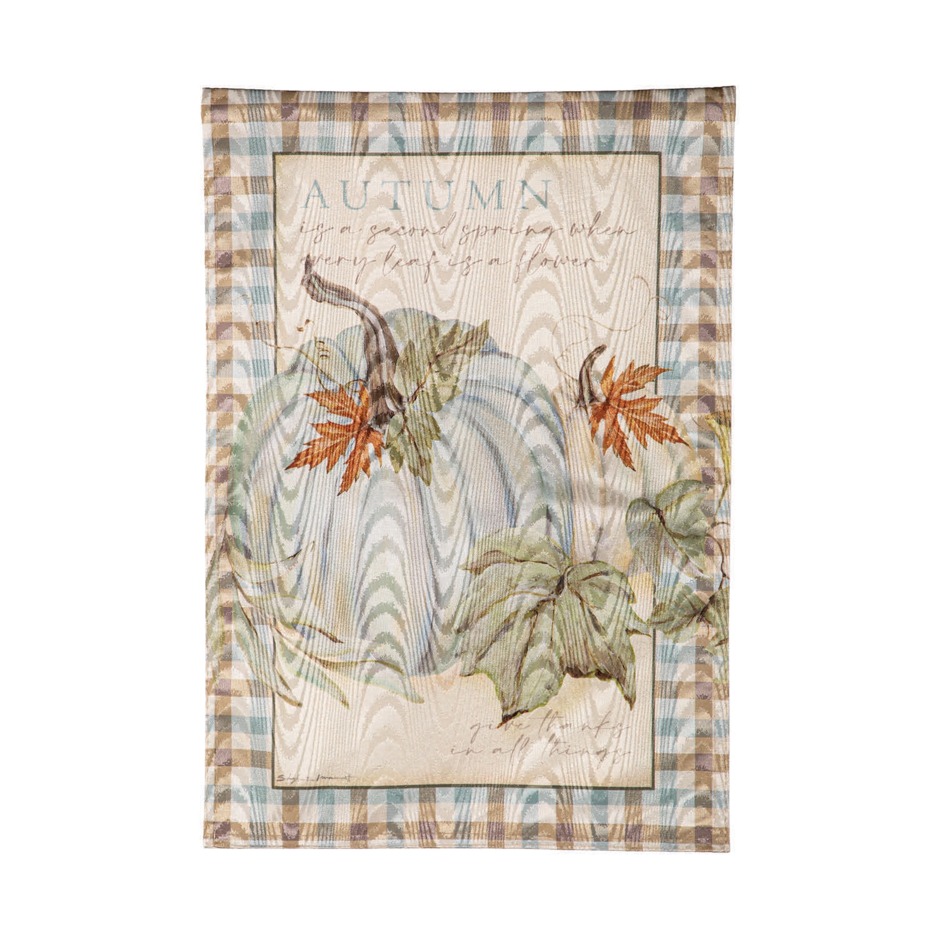Autumn Harvest Moire Garden Flags