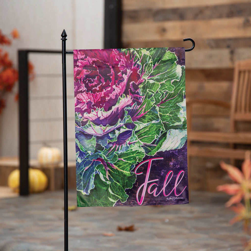 Fall Beauty Suede Garden Flag