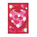 Heart A Flutter Floral Applique Garden Flag
