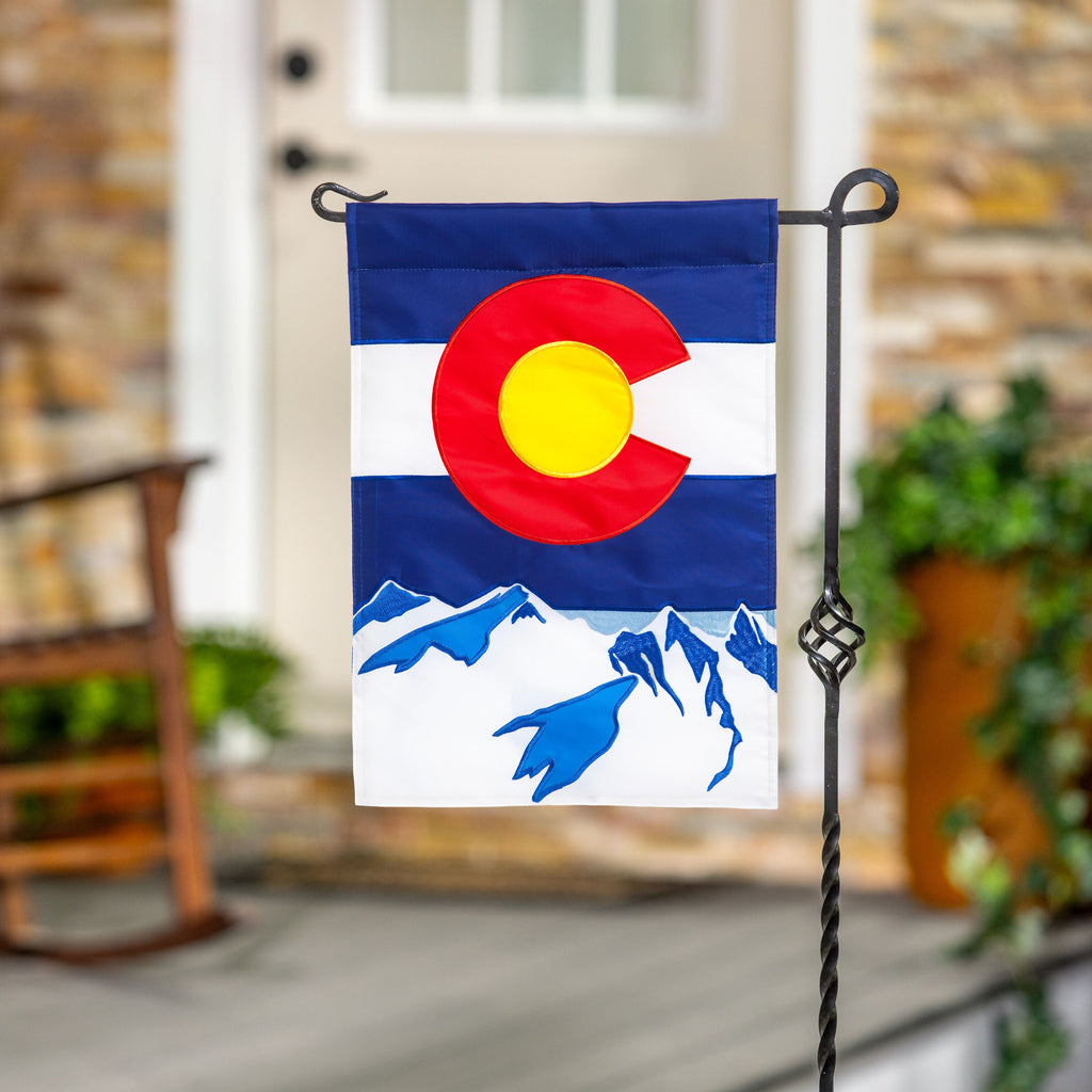 Colorado State Garden Applique Flag