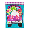 Easter Truck Bunny Bottom Garden Applique Flag