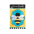 Buzzing Bee Welcome House Applique Flag