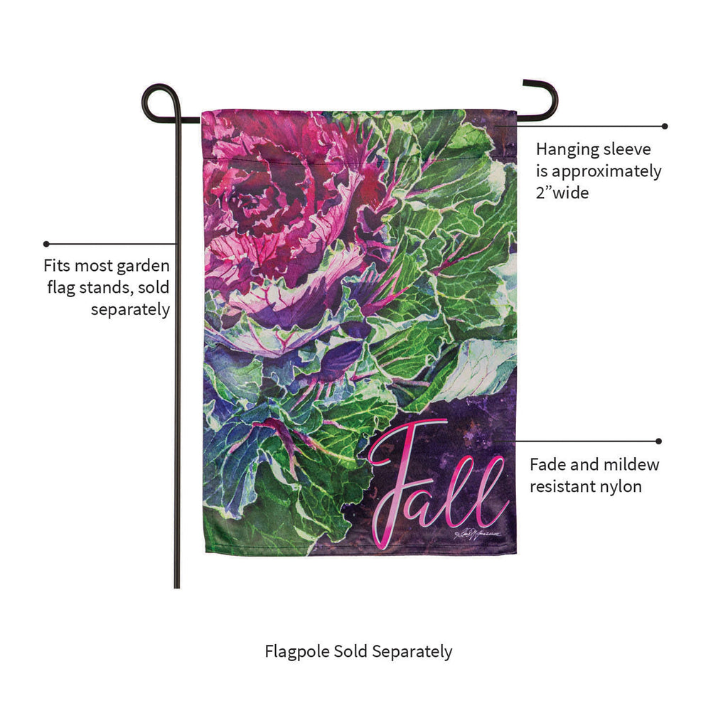Fall Beauty Suede Garden Flag