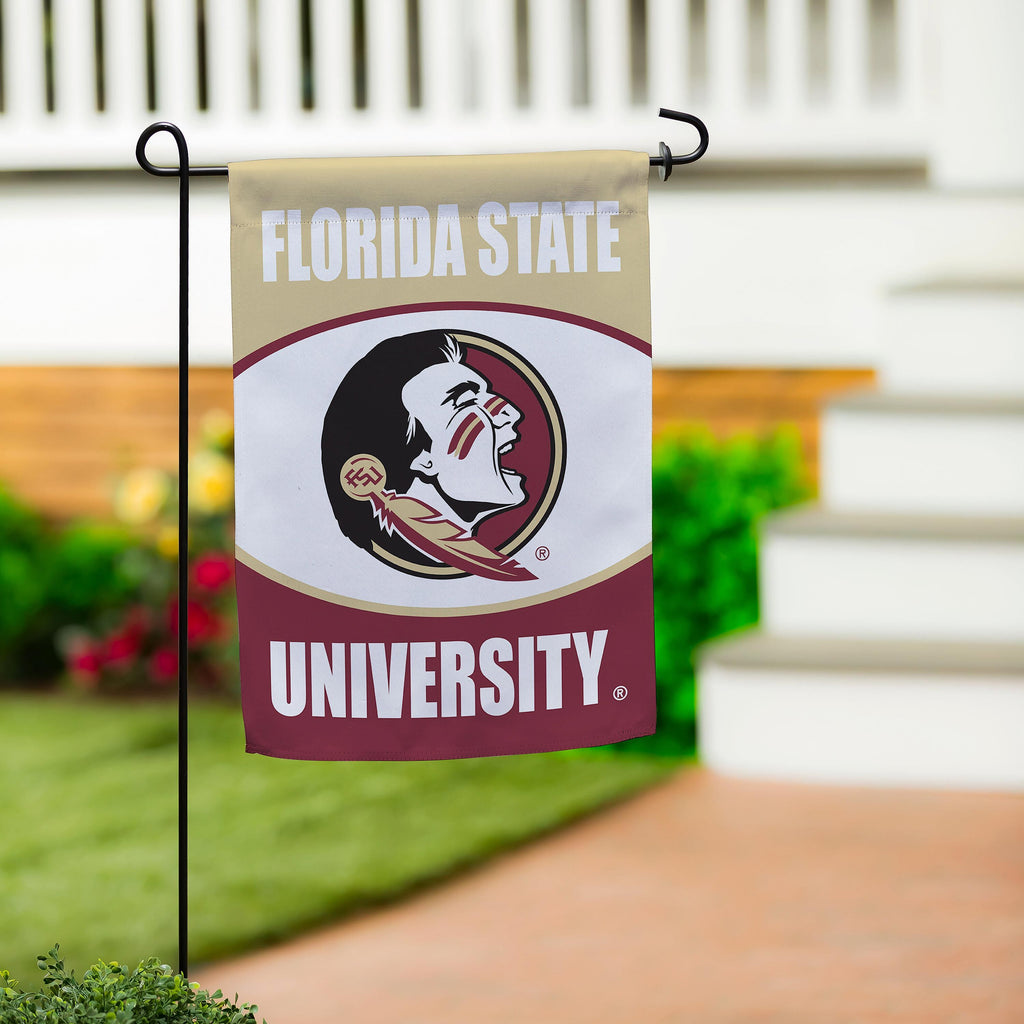 Florida State University Suede Garden Flag