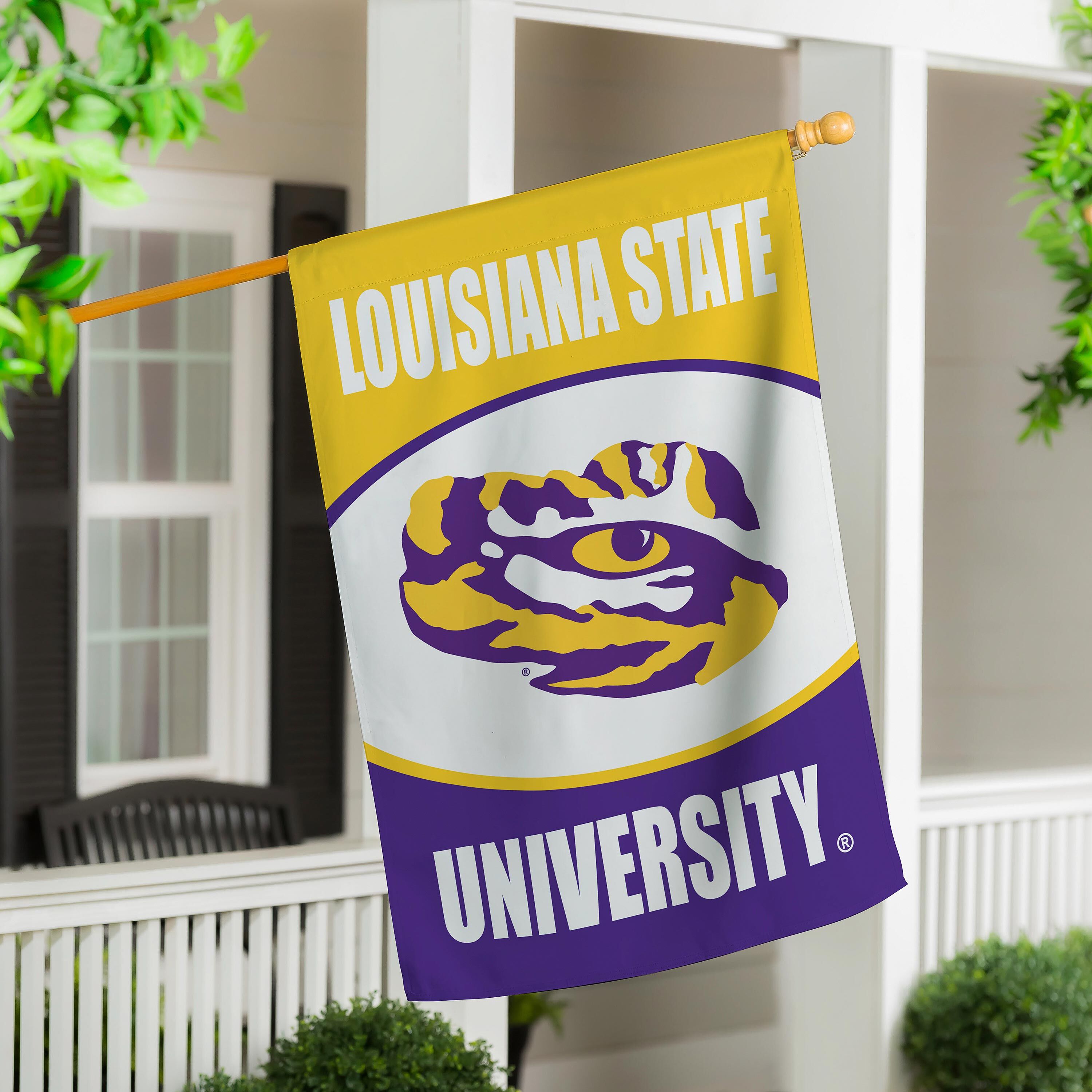 Louisiana State University Suede Flag, House