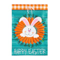 Carrot Wreath Garden Applique Flag