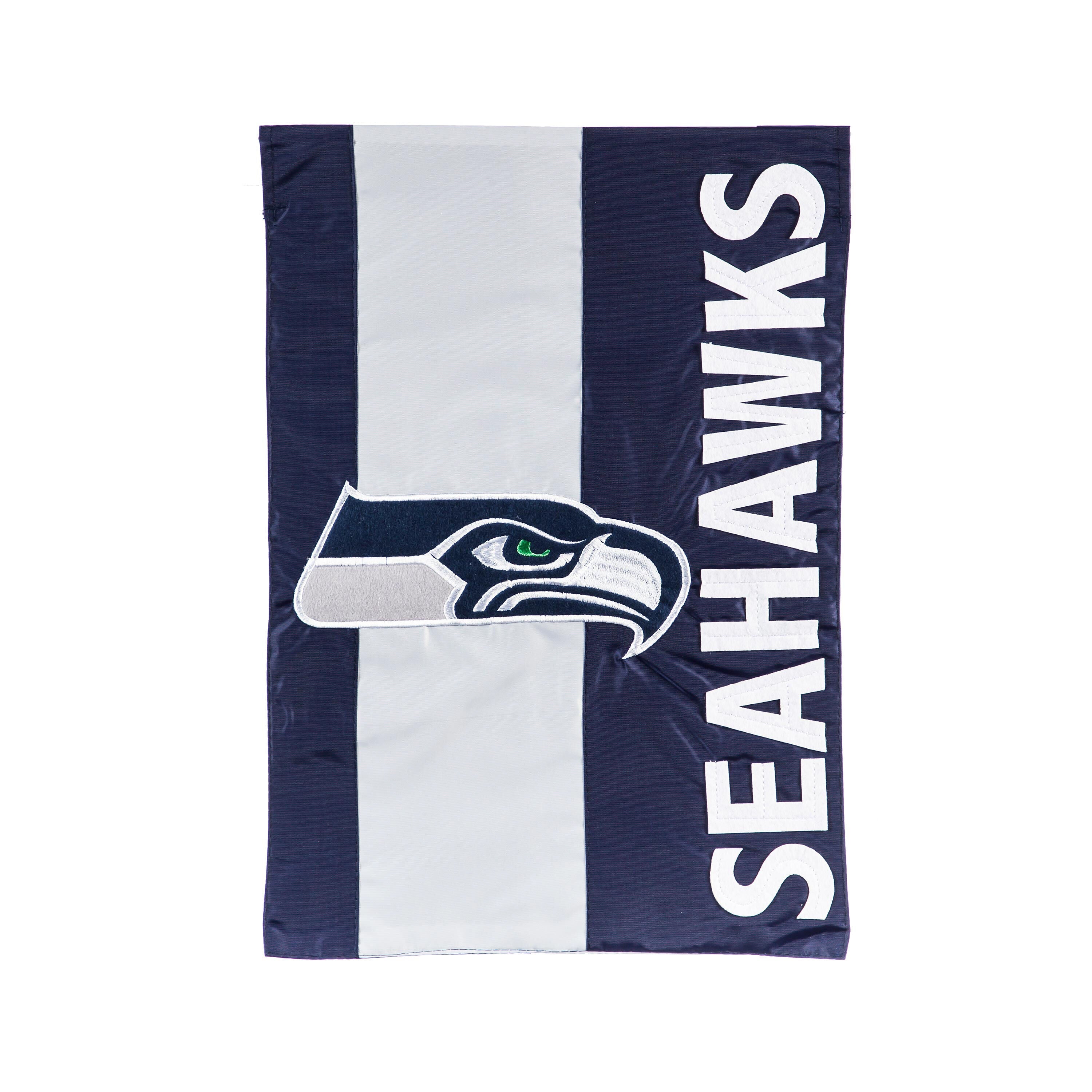 Seattle Seahawks Embellished Garden Flag