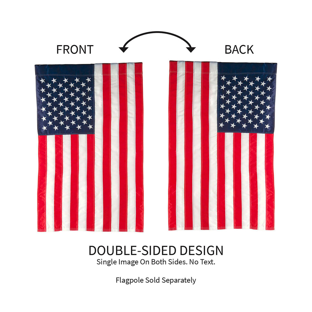 American Flag, Applique Estate Size