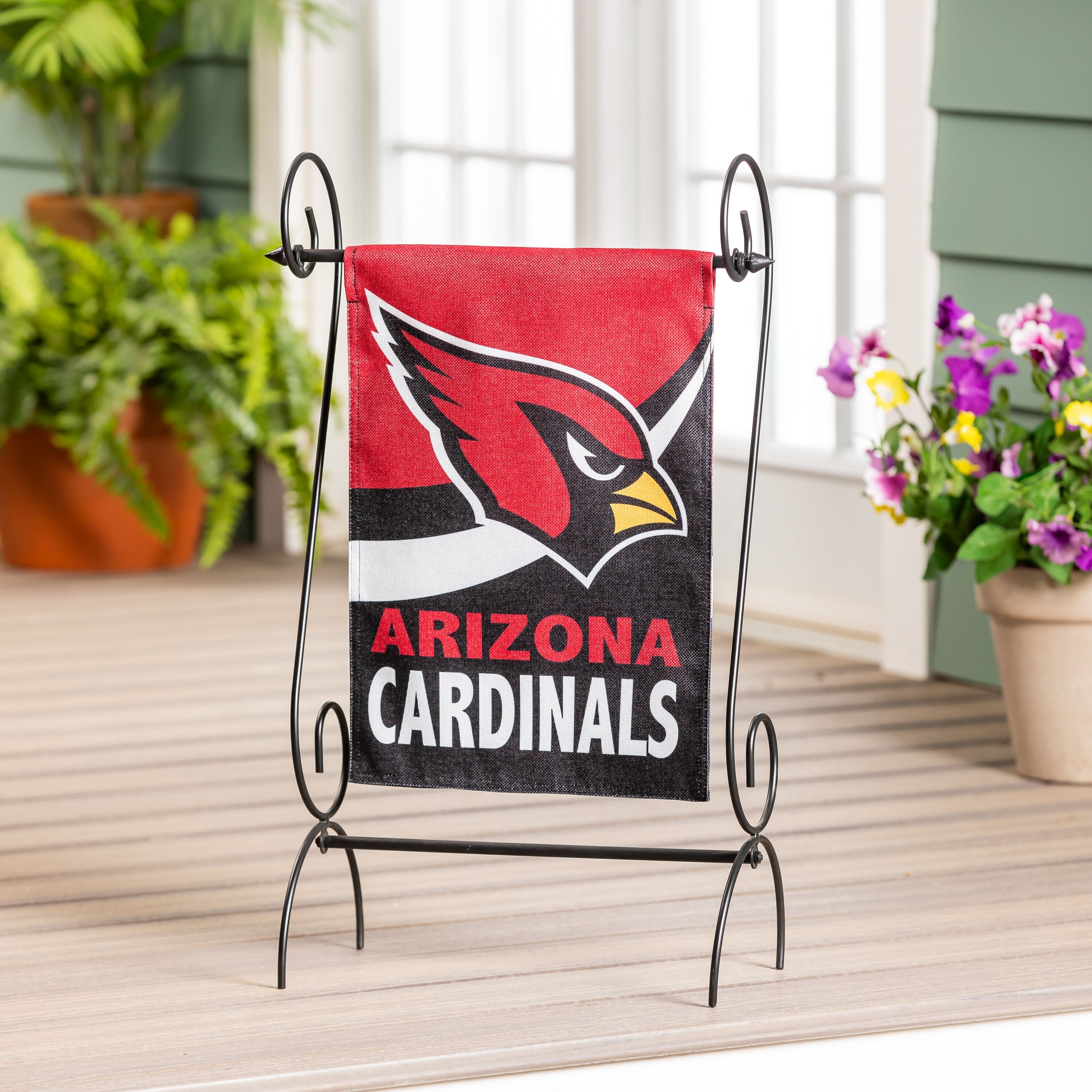 Arizona Cardinals Burlap Flag GDN Size