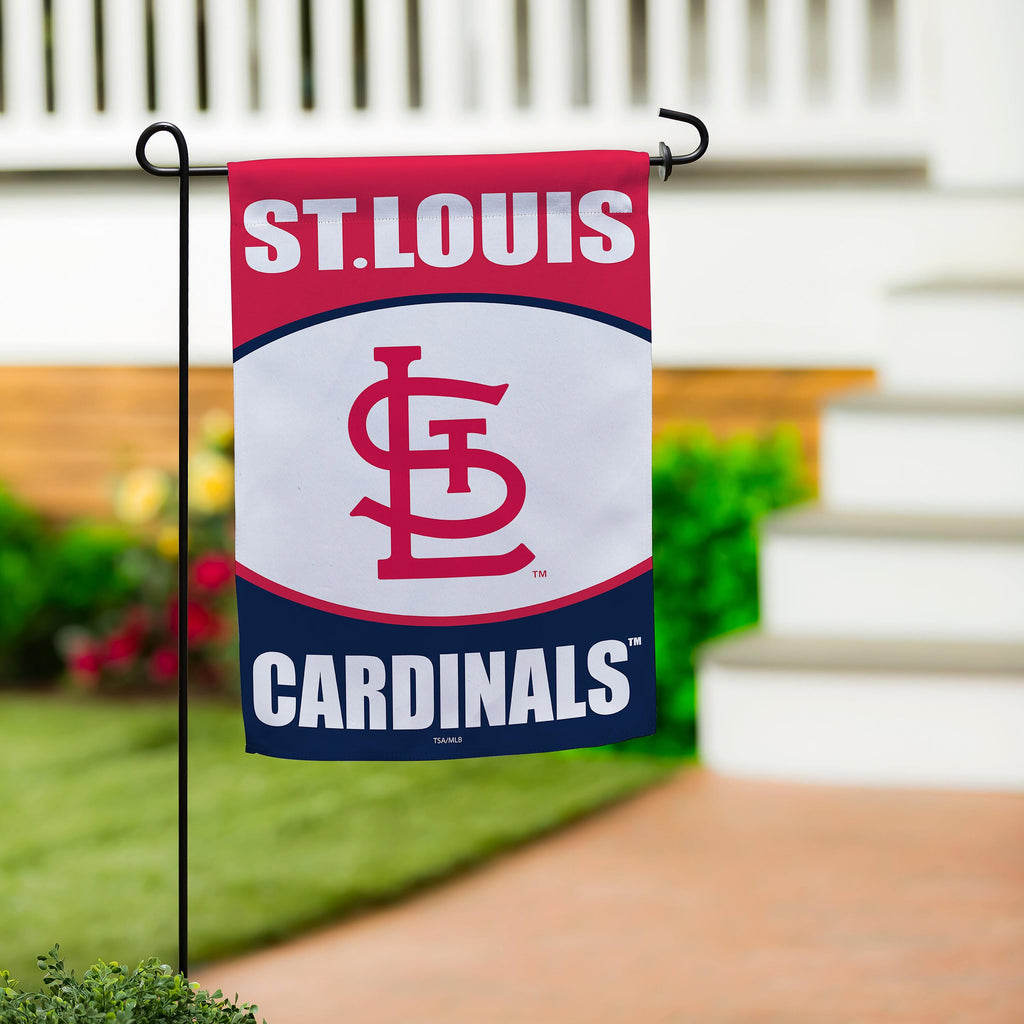 St Louis Cardinals Suede Garden Flag