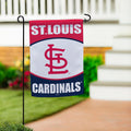 St Louis Cardinals Suede Garden Flag