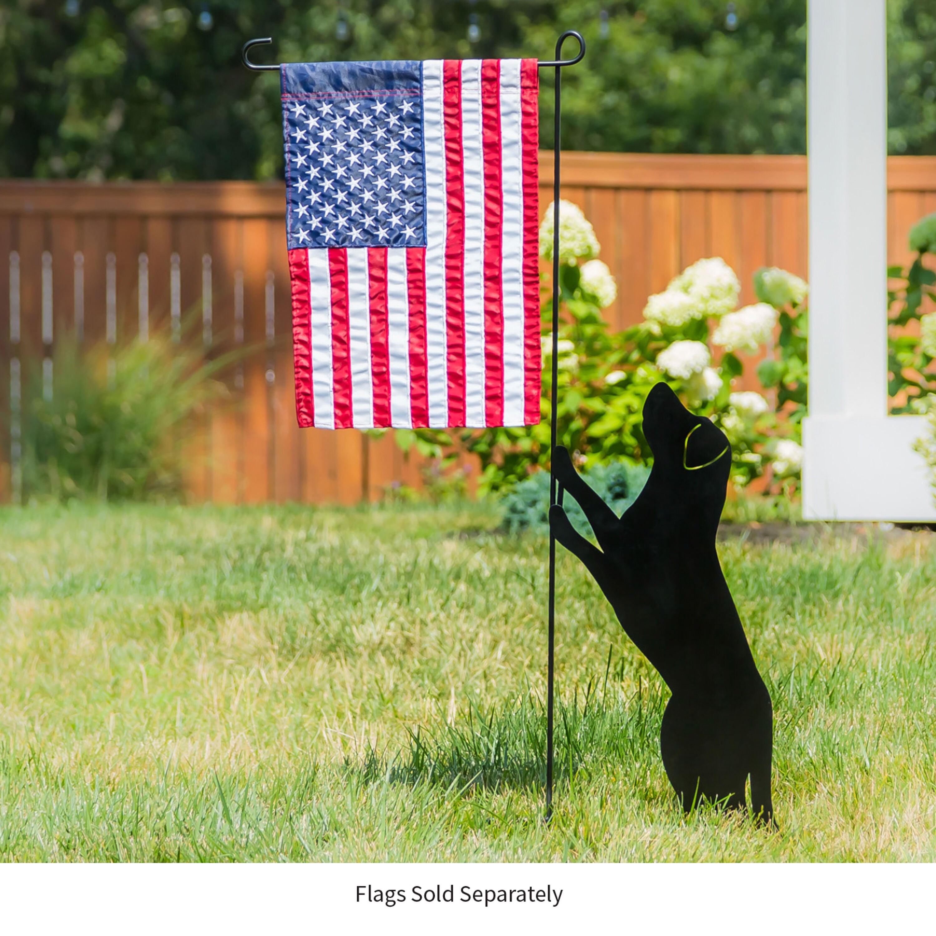 Decorative Garden Flag Stands, Dog