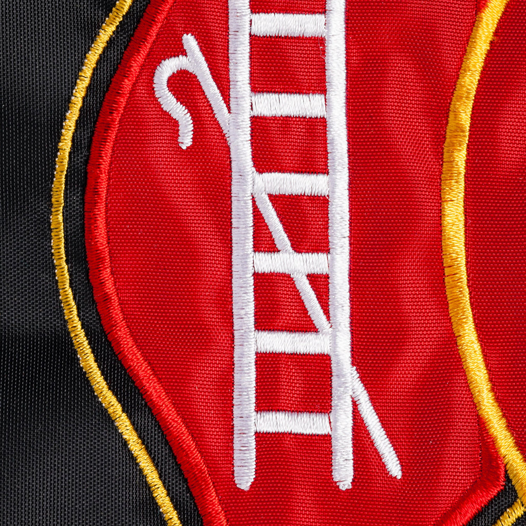Fire Department Garden Applique Flag