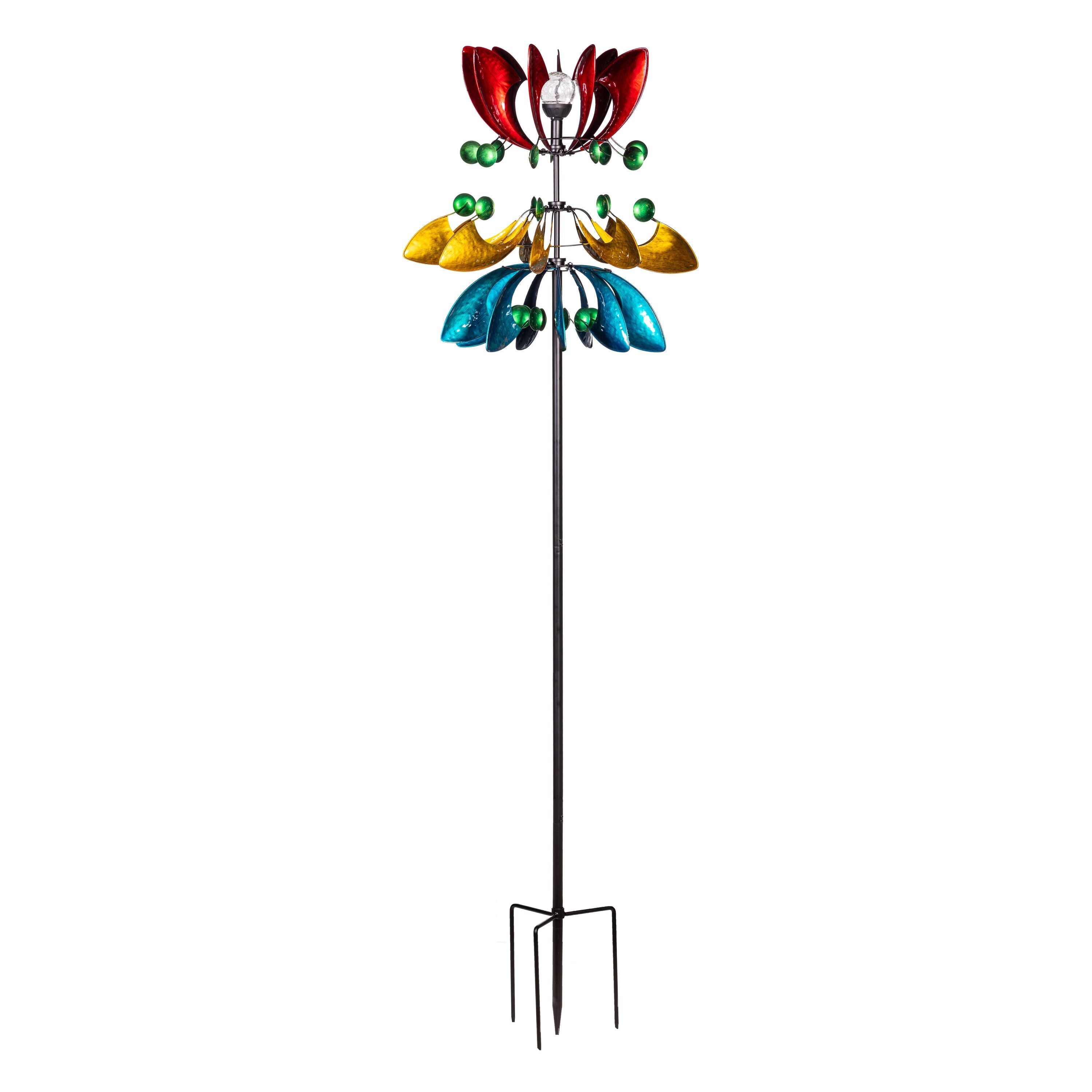 Colorful Solar Wind Spinner 85"H