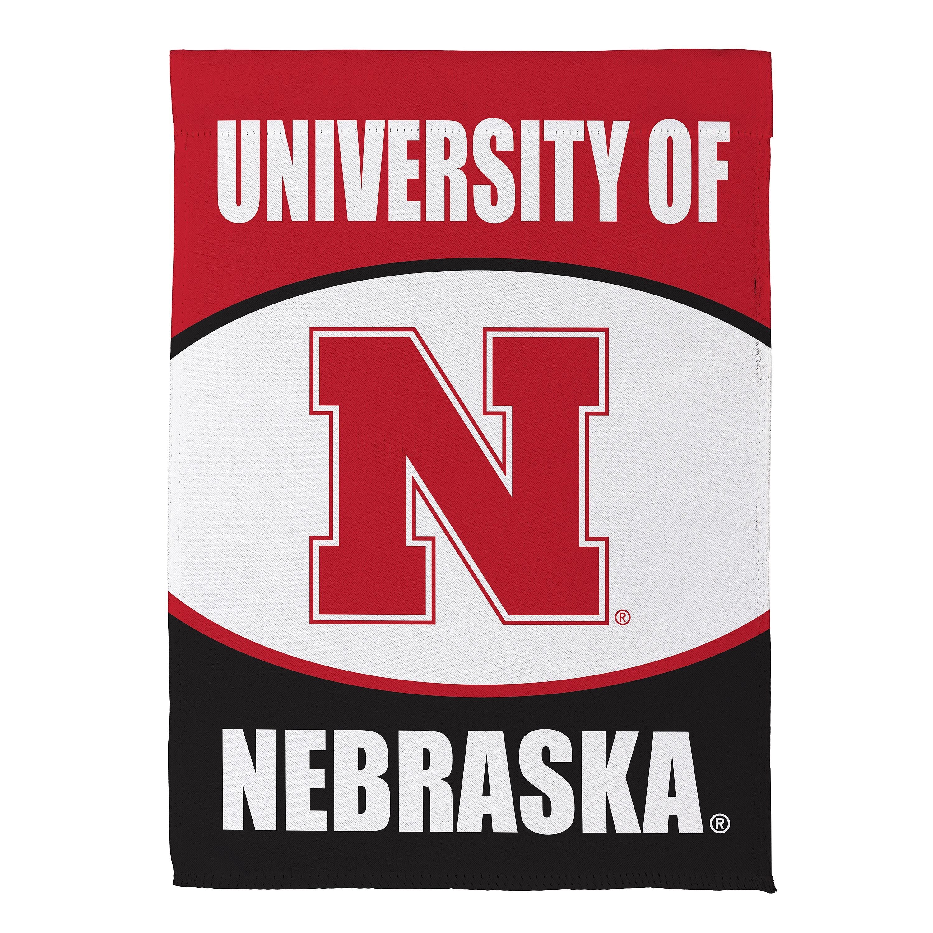University of Nebraska Suede Garden Flag