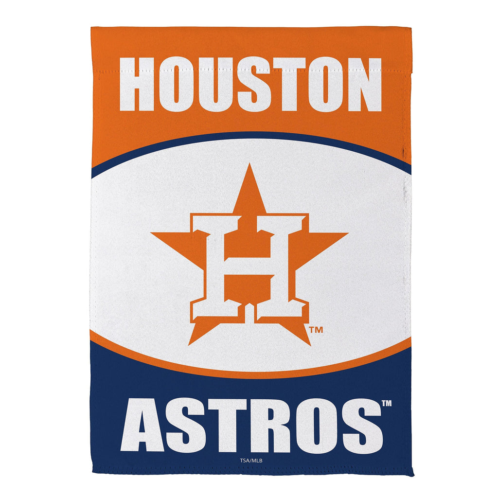 Houston Astros Suede Garden Flag