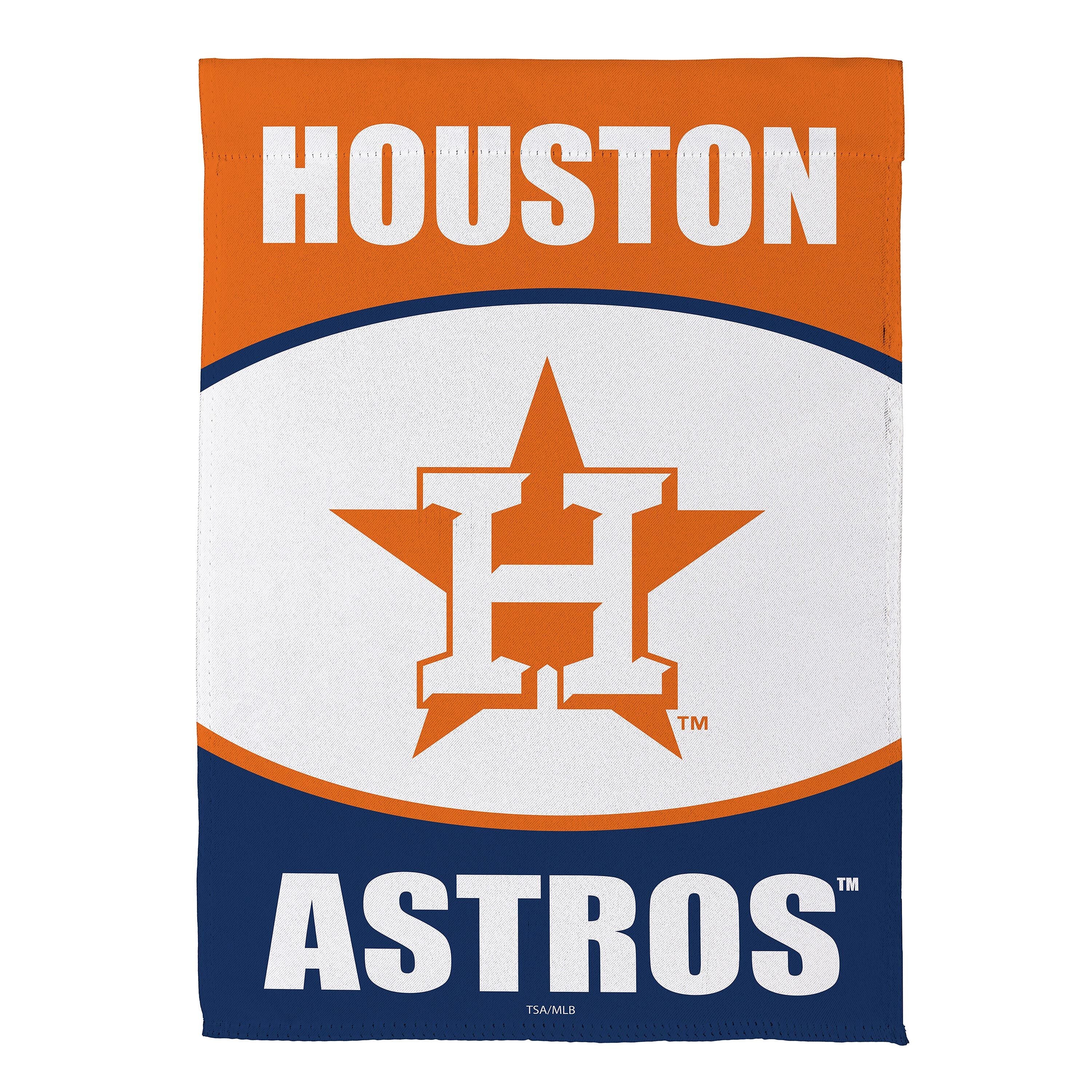 Houston Astros Suede Garden Flag