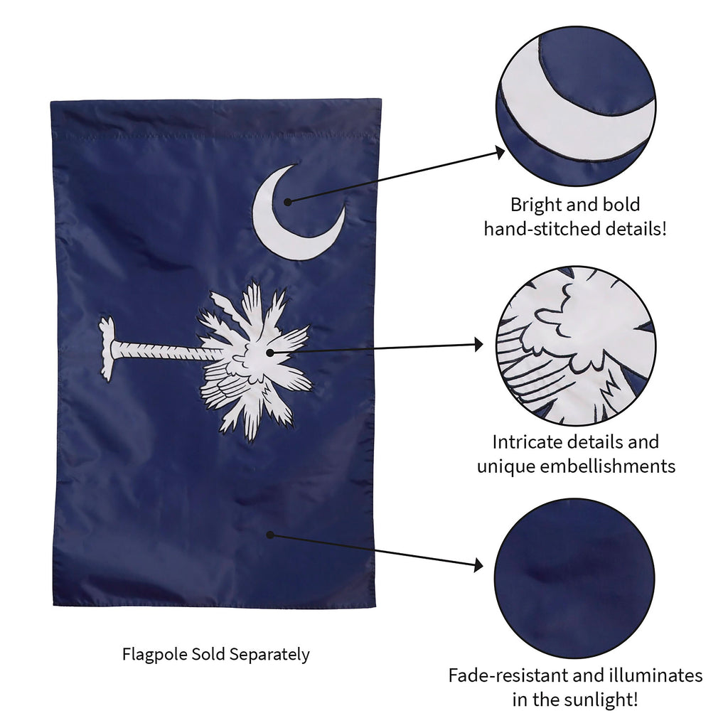 South Carolina House Applique Flag