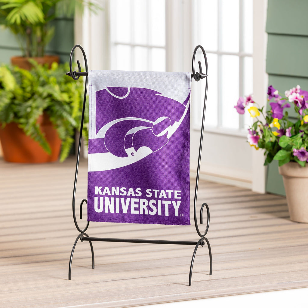 Kansas State University Burlap Flag GDN Size