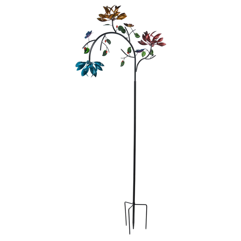 91"H Wind Spinner, Spinner Flowers