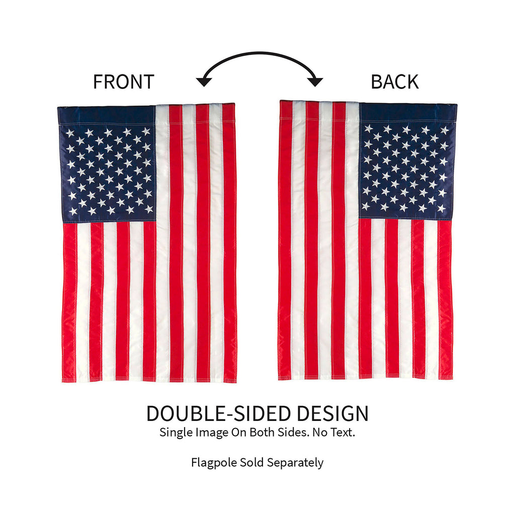American Flag Garden Applique Flag