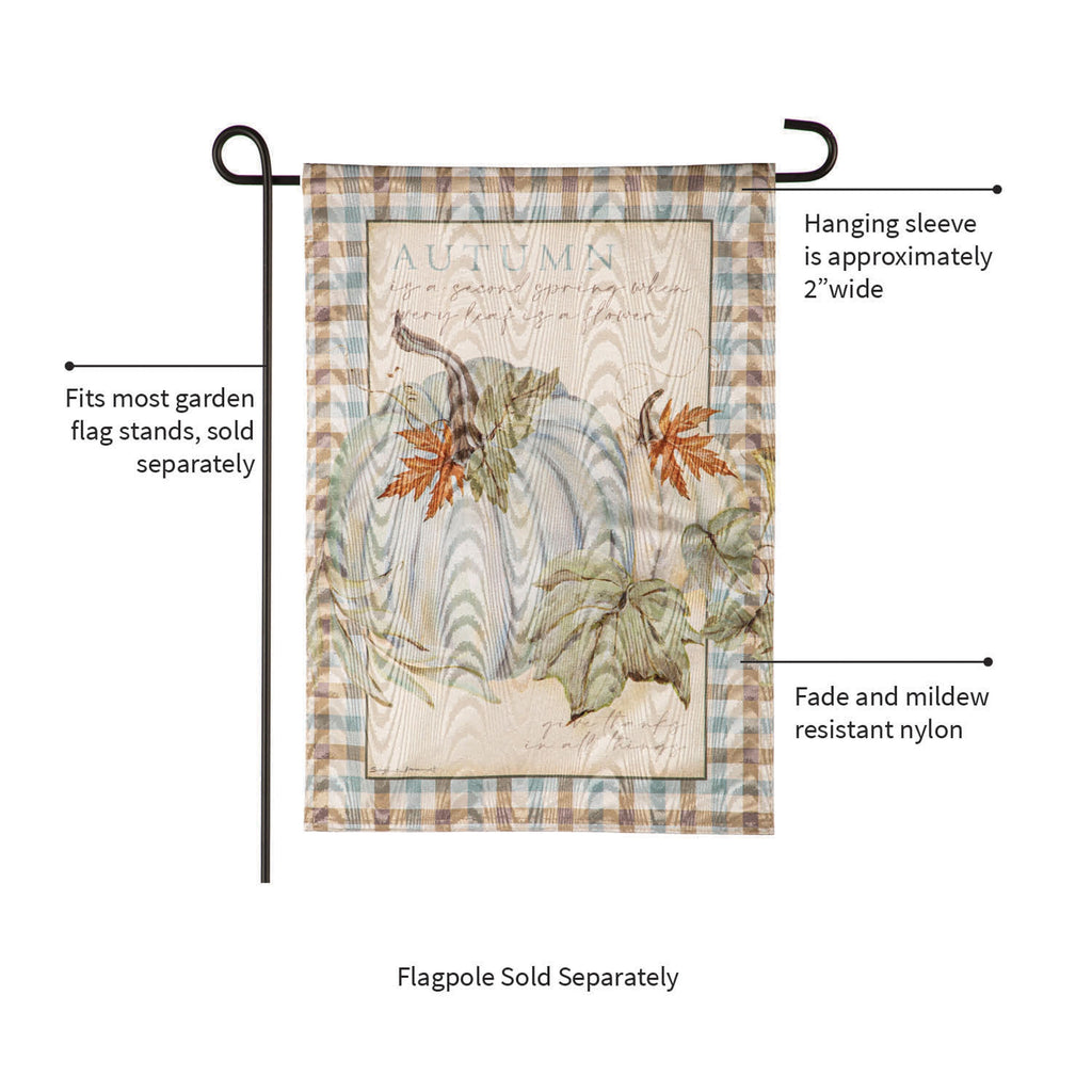 Autumn Harvest Moire Garden Flags