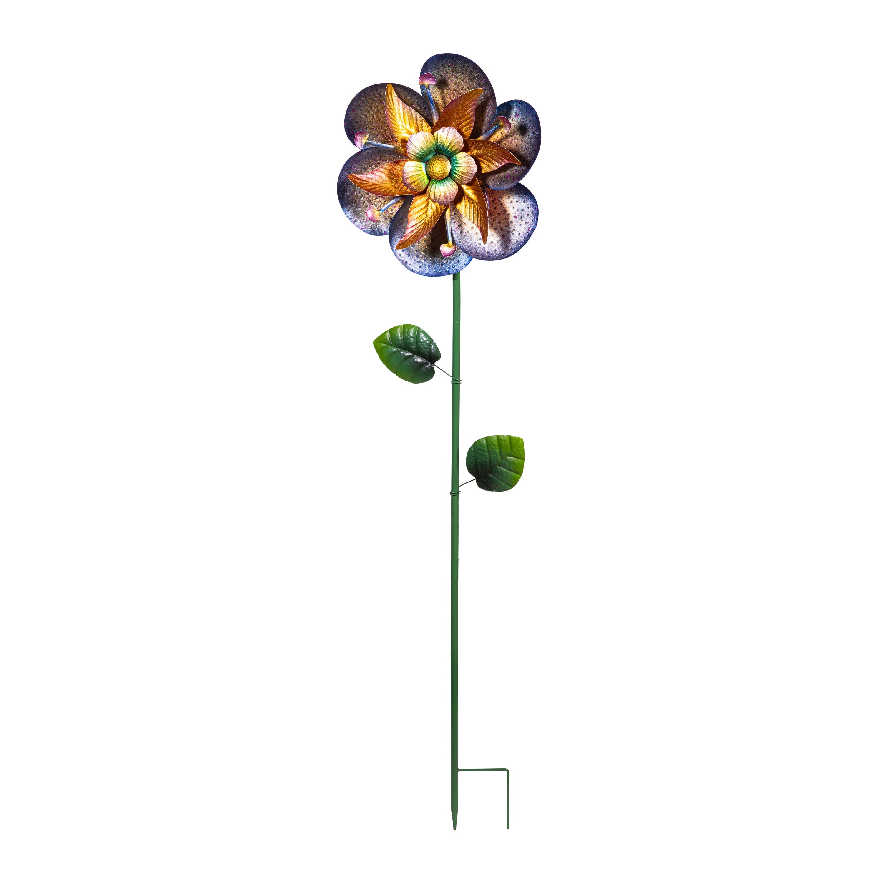 Enchanted Blossom Wind Spinner Stake 60"H