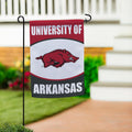 University of Arkansas Suede Garden Flag