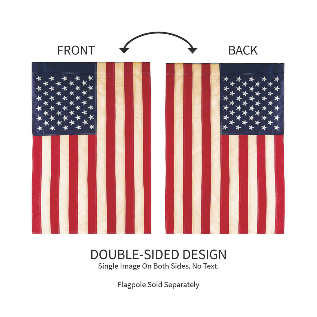 Tea Stained Patriotic American Flag