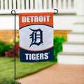 Detroit Tigers Suede Garden Flag