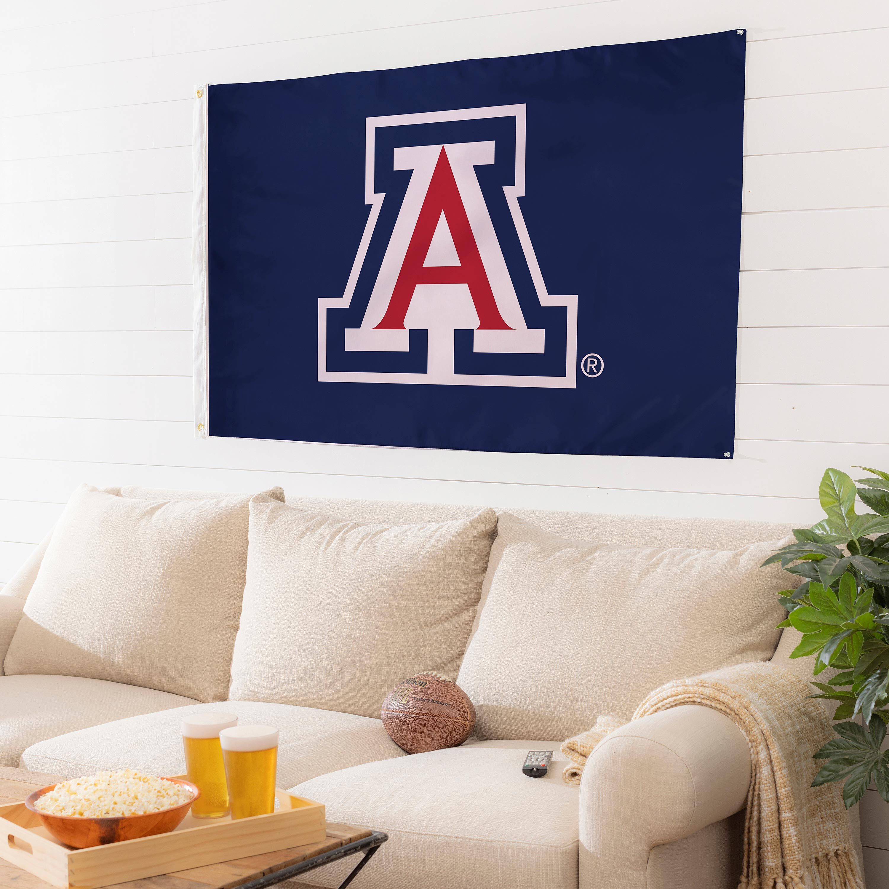 University of Arizona Single Sided Flag w/ 2 Grommets, 3'x5'