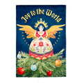 Joy to the World Applique Garden Flag