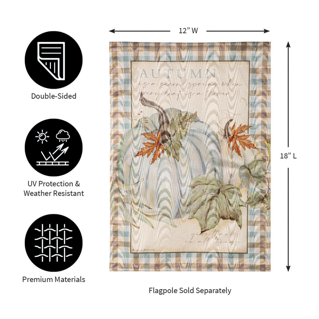 Autumn Harvest Moire Garden Flags
