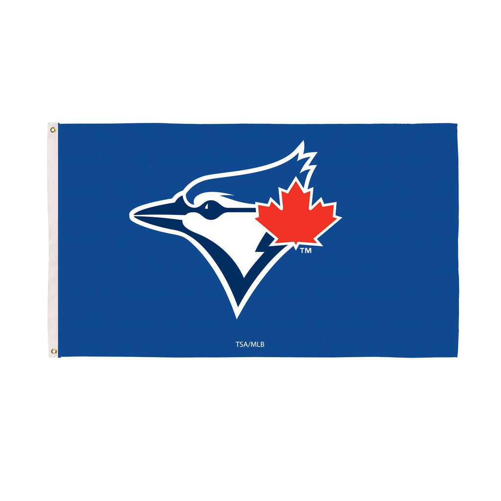 Toronto Blue Jays Single Sided Flag w/ 2 Grommets, 3'x5'