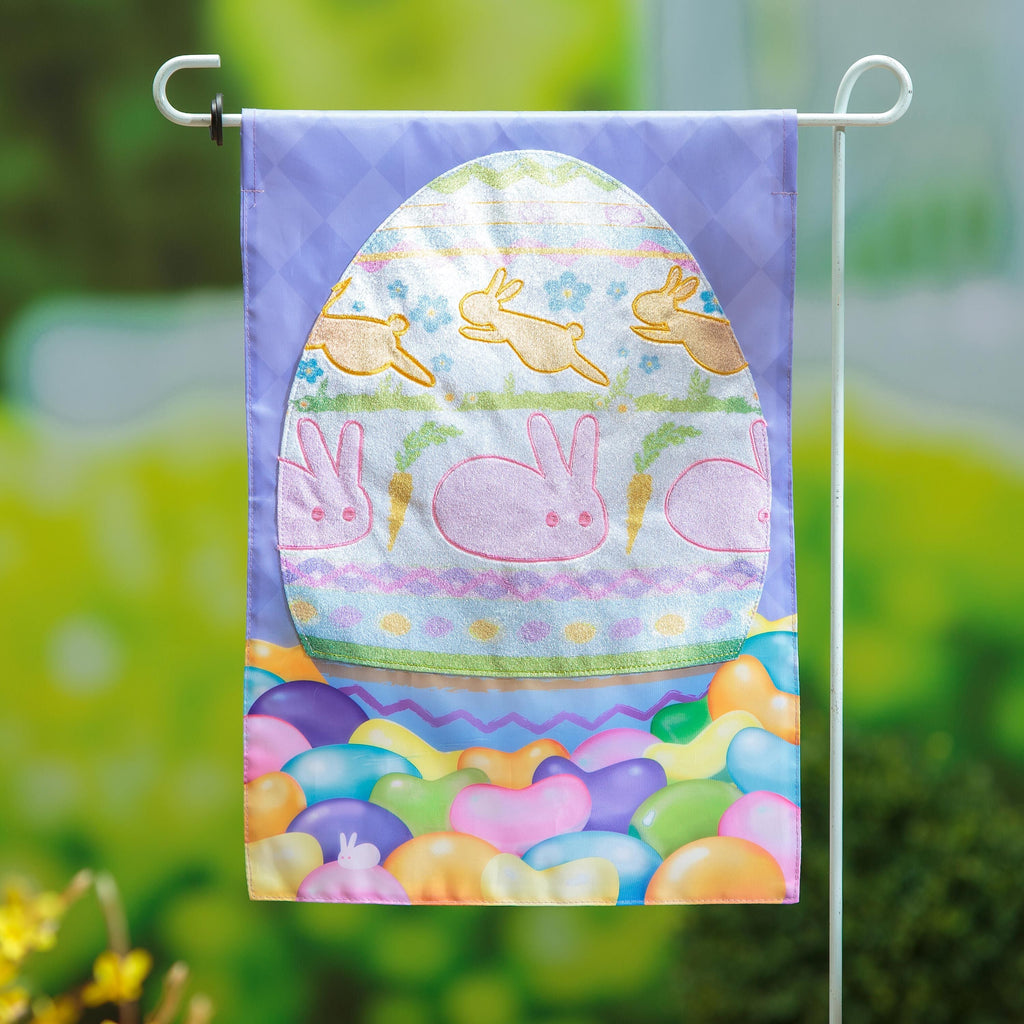 Sweet Treats and Easter Friends Applique Garden Flag