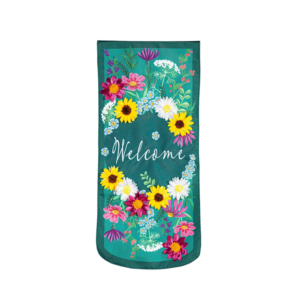 Wildflowers Welcome Estate Garden Flag