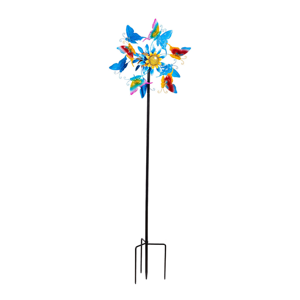 Butterfly Breeze Wind Spinner 74"H