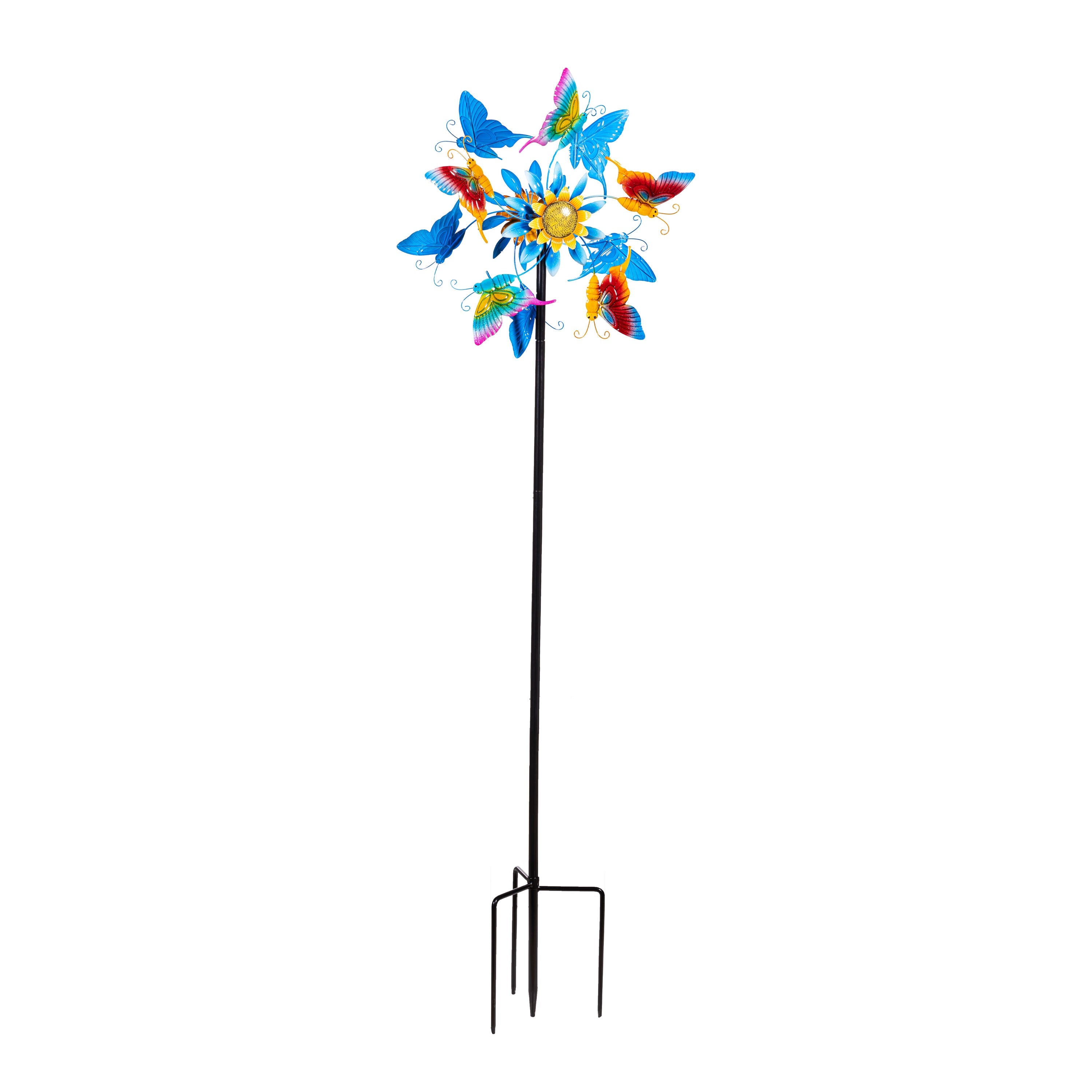 Butterfly Breeze Wind Spinner 74"H