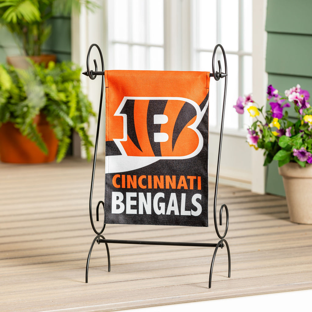 Cincinnati Bengals Burlap Flag GDN Size