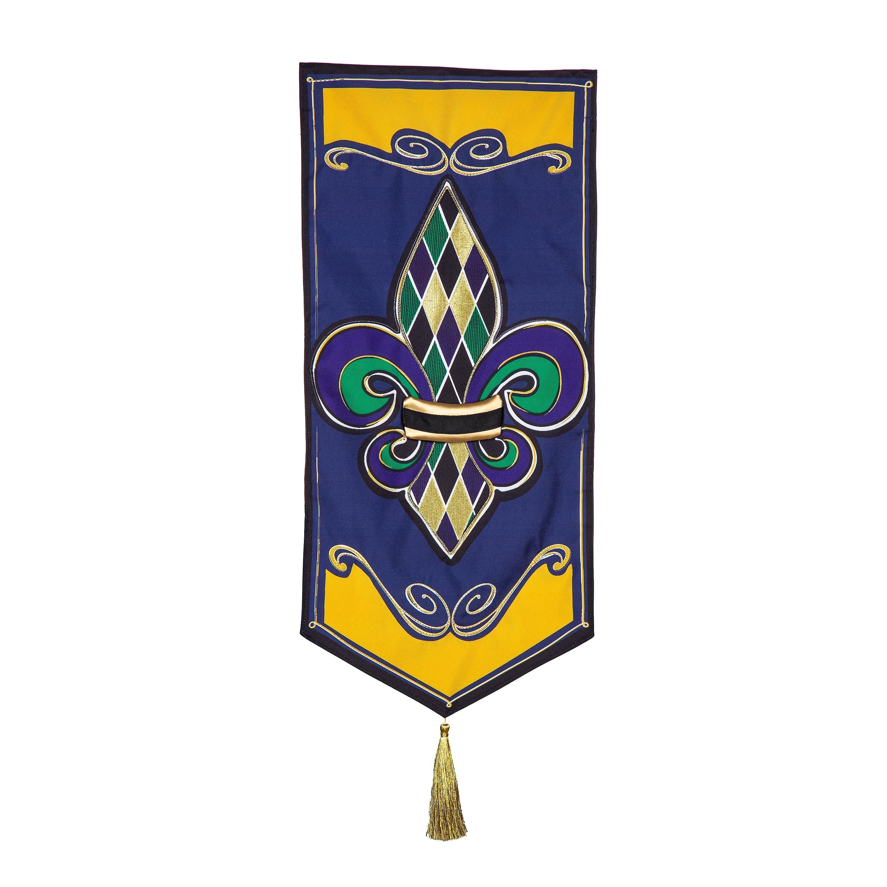 Fleur de Lis Everlasting Impression Garden Flag
