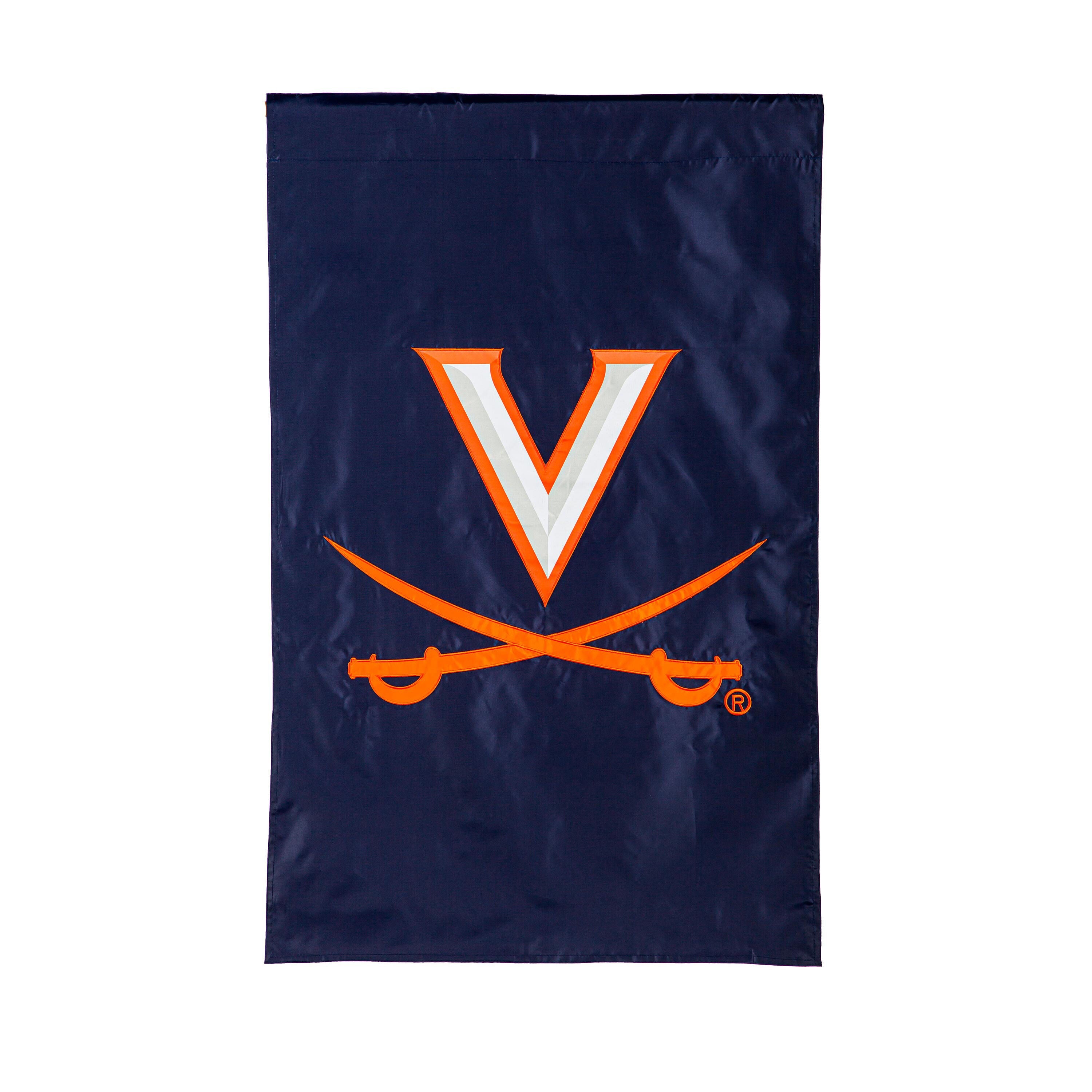 University of Virginia Applique House Flag
