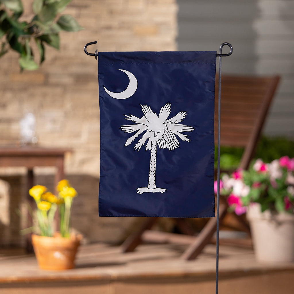South Carolina Garden Applique Flag