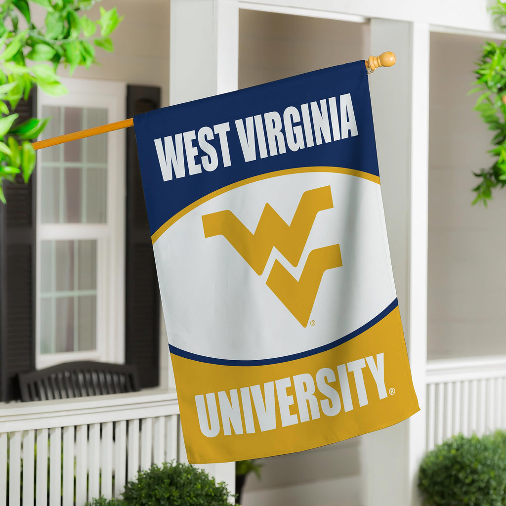 West Virginia University Suede Flag, House