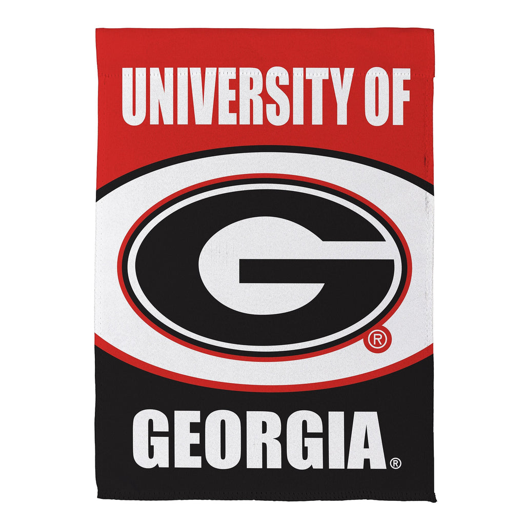 University of Georgia Suede Garden Flag