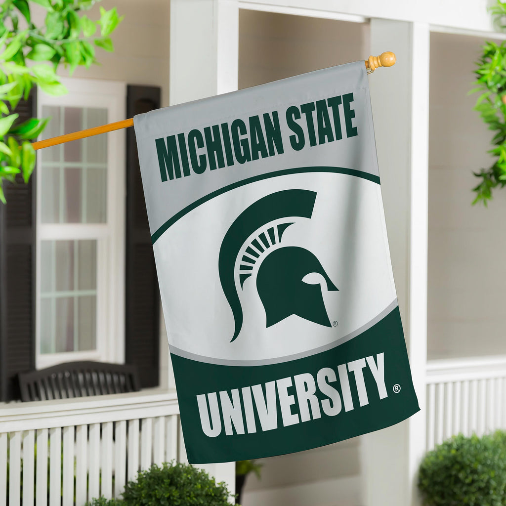 Michigan State University Suede Flag, House
