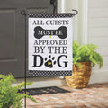 Approved by the Dog Garden Applique Flag