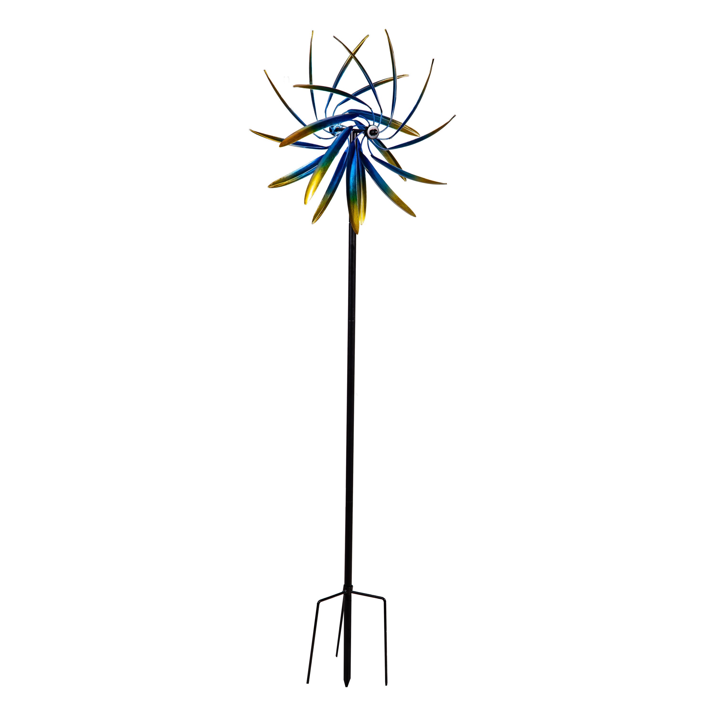 Metal Whirlwind Wonder Wind Spinner 75"H