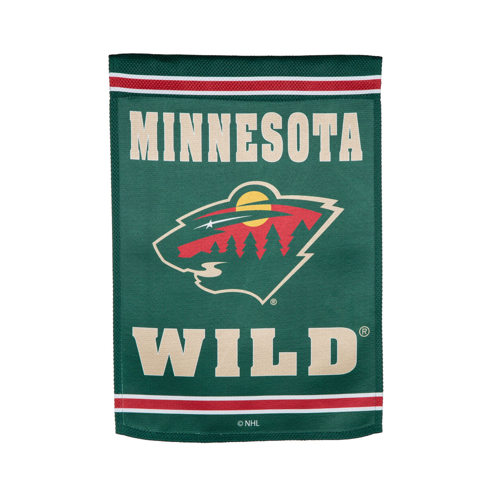 Embossed Suede Flag, GDN Size, Minnesota Wild