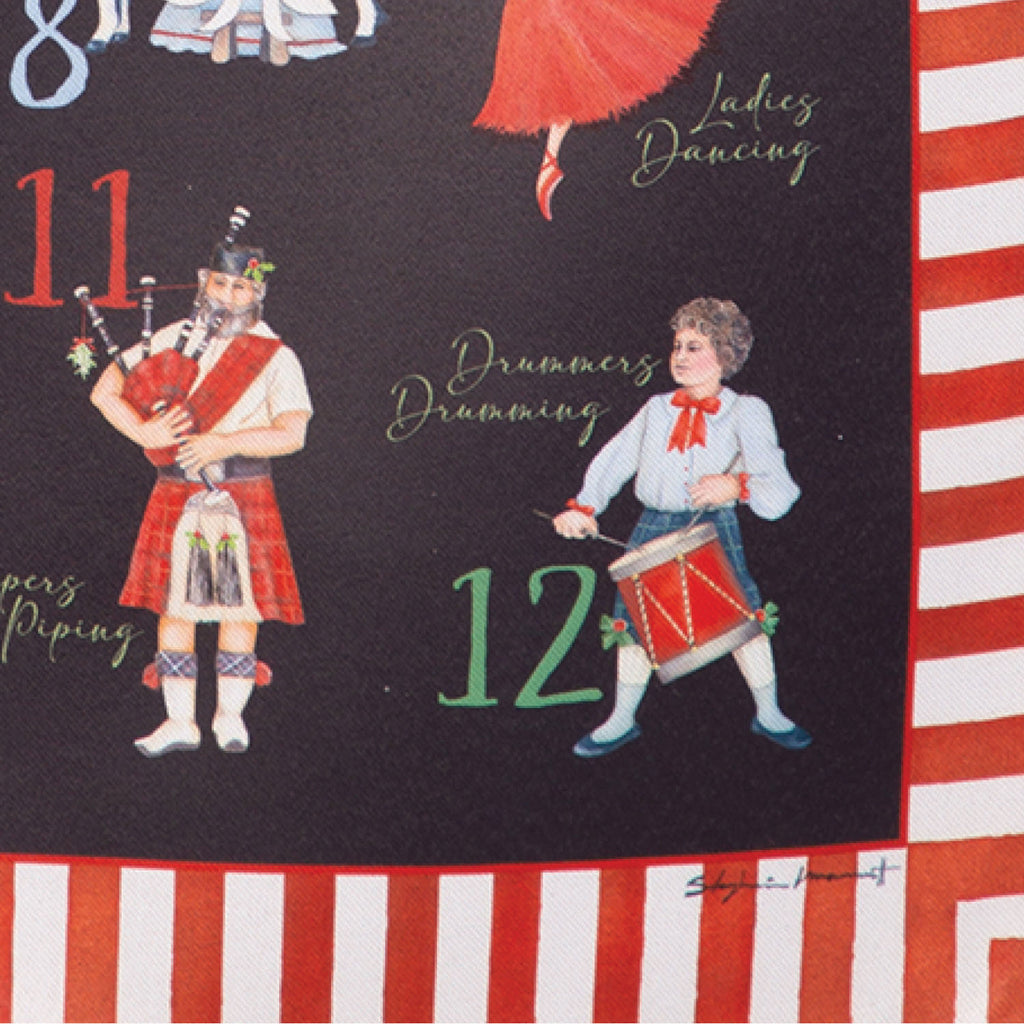 Holiday Count Down Suede Garden Flag